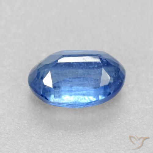 Disthène Bleu vif naturelle ovale, 0.69 ct, SI-I1