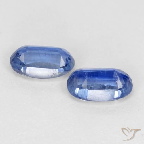 Shop natural 0.79ct Bleu marine Disthène gems, ovale, from Népal at GemSelect. In stock, global shipping!