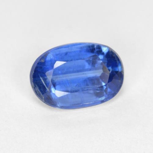 Disthène Bleu marine naturelle Coupe ovale, 0.59 ct, SI-I1