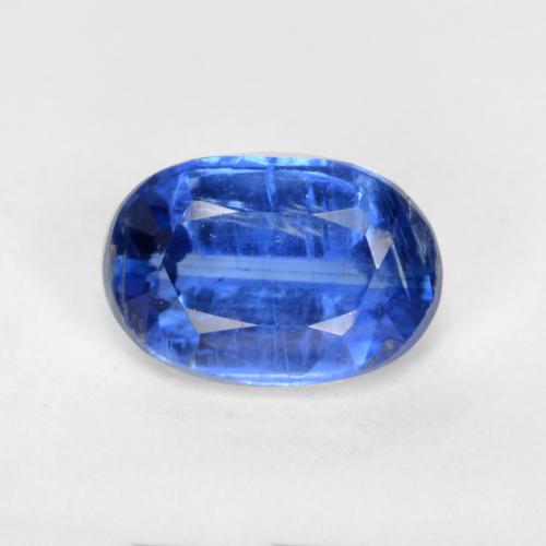 Disthène Bleu marine naturelle Coupe ovale, 0.59 ct, SI-I1