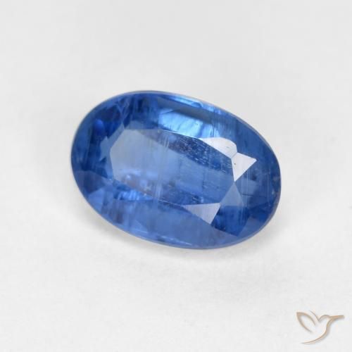 Disthène Bleu marine naturelle ovale, 0.69 ct, SI-I1