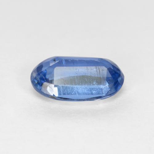 Disthène Bleu foncé naturelle Coupe ovale, 0.64 ct, SI-I1