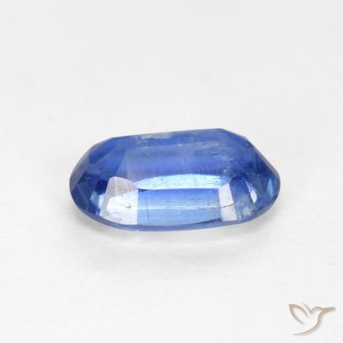 Disthène Bleu foncé naturelle ovale, 0.58 ct, SI-I1