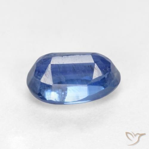 Disthène Bleu foncé naturelle ovale, 0.83 ct, SI-I1