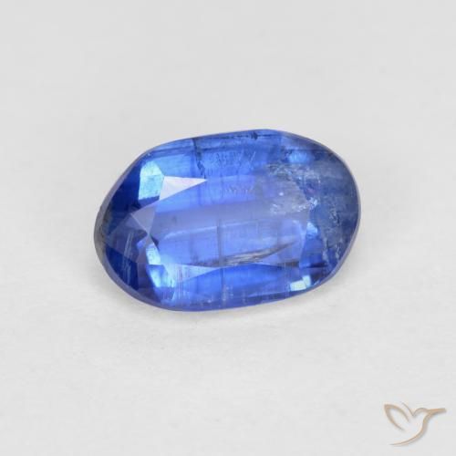Disthène Bleu franc naturelle ovale, 0.70 ct, SI-I1
