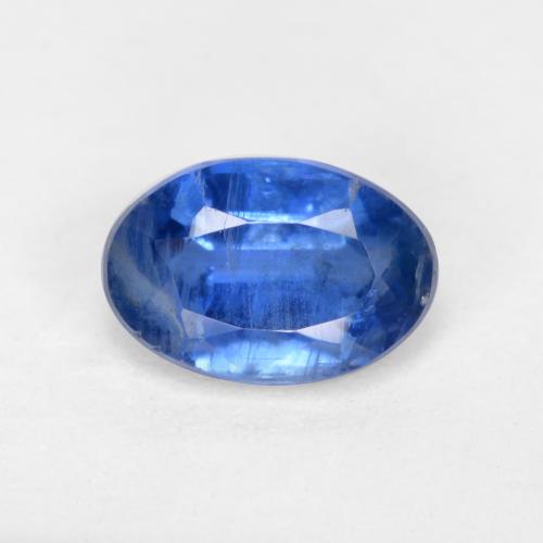Disthène Bleu foncé naturelle ovale, 0.72 ct, SI-I1