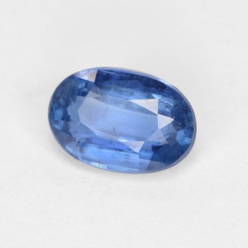 Disthène Bleu foncé naturelle Coupe ovale, 0.61 ct, SI-I1