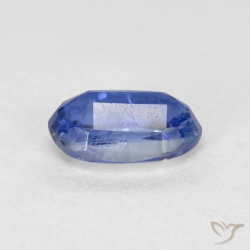 Disthène Bleu foncé naturelle ovale, 0.62 ct, SI-I1
