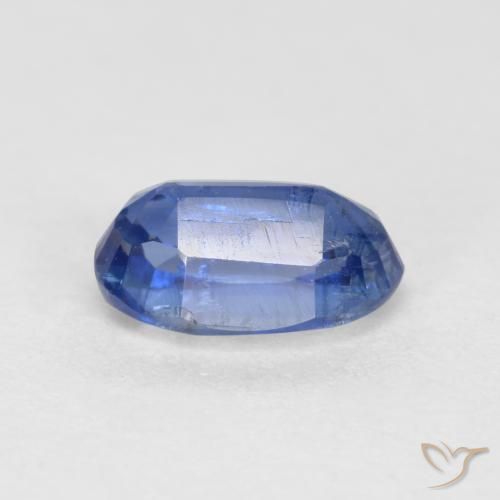 Disthène Bleu Barbeau naturelle ovale, 0.79 ct, SI-I1