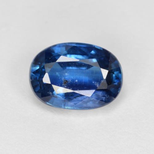 Cyanite bleue naturelle coupe ovale, 1,12 ct, VS-SI