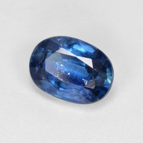 Cyanite bleue naturelle coupe ovale, 1,12 ct, VS-SI