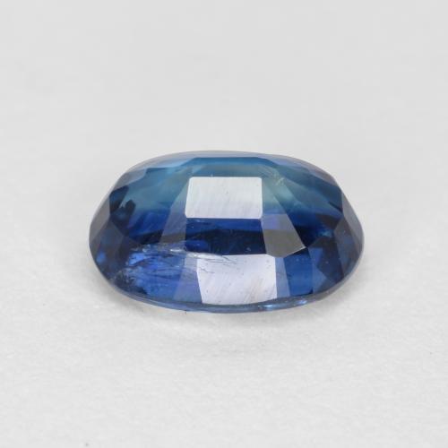 Cyanite bleue naturelle coupe ovale, 1,12 ct, VS-SI
