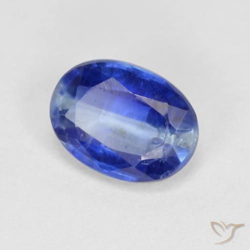 Disthène Bleu foncé naturelle ovale, 1.05 ct, VS-SI