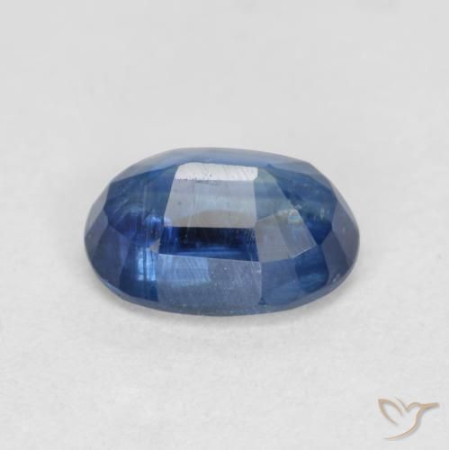 Disthène Bleu moyen naturelle ovale, 1.12 ct, VS-SI
