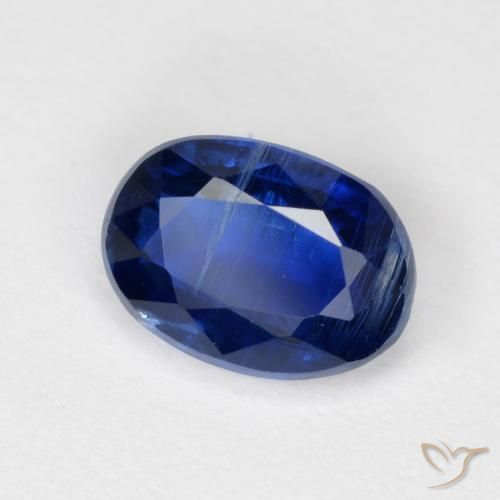 Disthène Bleu marine naturelle ovale, 1.03 ct, VS-SI