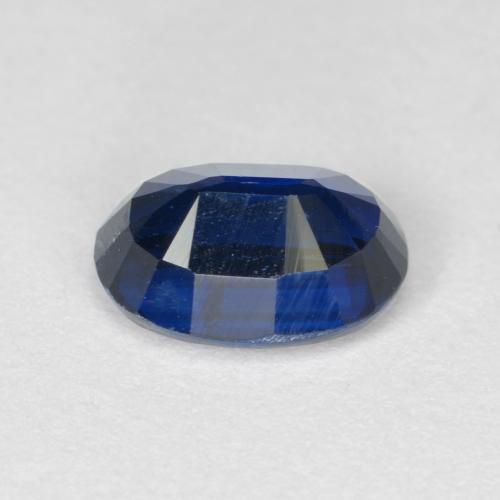 Cyanite bleu intense naturelle coupe ovale, 1,16 ct, VS-SI