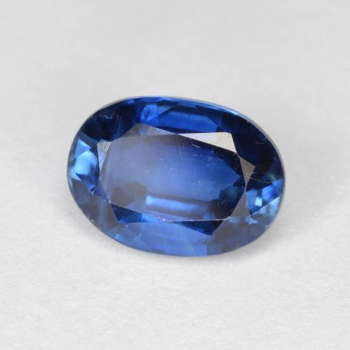 Cyanite bleue naturelle coupe ovale, 1,15 ct, VS-SI