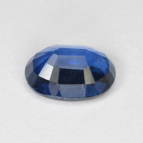 Cyanite bleue naturelle coupe ovale, 1,15 ct, VS-SI