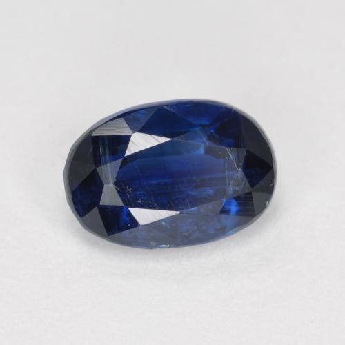 Cyanite bleue naturelle coupe ovale, 1,18 ct, SI