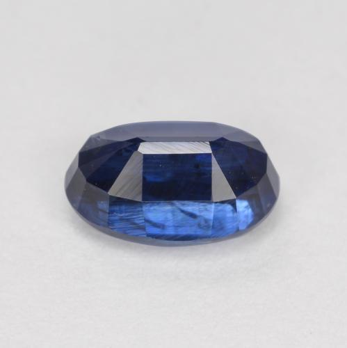 Cyanite bleue naturelle coupe ovale, 1,18 ct, SI