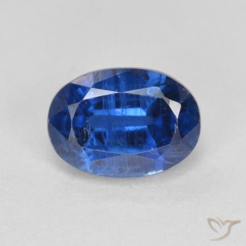 1.29ct Naturel Bleu marine Disthène, ovale, VS-SI
