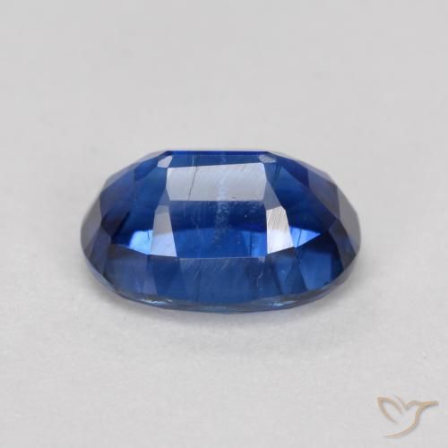 Disthène Bleu marine naturelle ovale, 1.29 ct, VS-SI