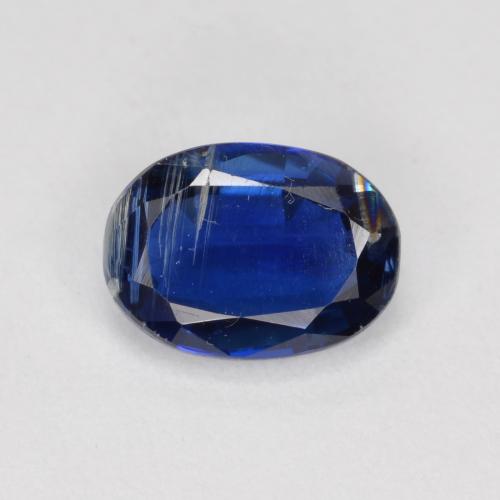 Cyanite bleue naturelle coupe ovale, 1,00 ct, VS-SI