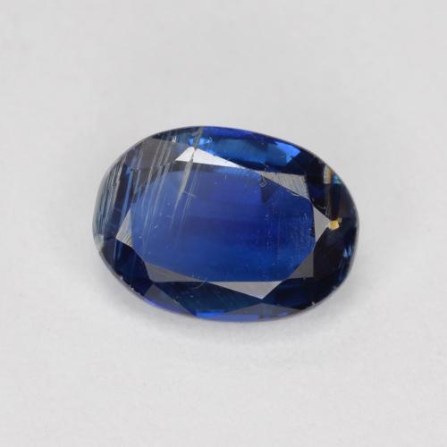 Cyanite bleue naturelle coupe ovale, 1,00 ct, VS-SI