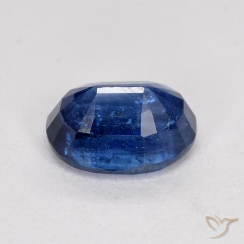Disthène Bleu marine naturelle ovale, 1.29 ct, SI