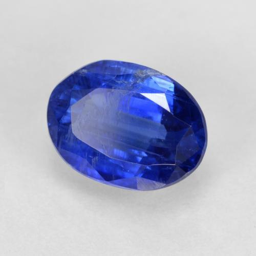 Disthène Bleu foncé naturelle Coupe ovale, 1.74 ct, SI