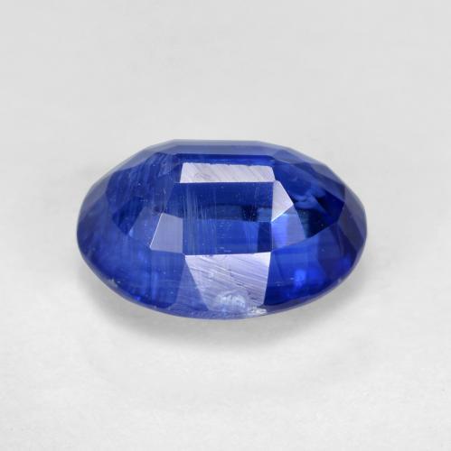 Disthène Bleu foncé naturelle Coupe ovale, 1.74 ct, SI