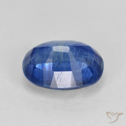 Disthène Bleu moyen naturelle ovale, 1.66 ct, SI