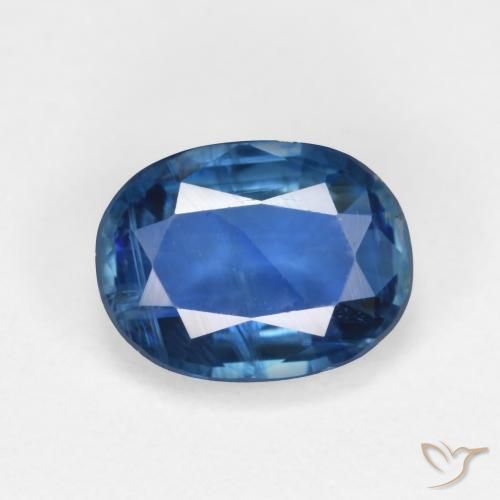 1.82ct Naturel Bleu marine Disthène, ovale, VS-SI