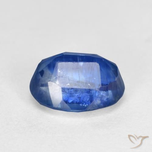 Cyanite bleue naturelle coupe ovale, 1,84 ct, SI