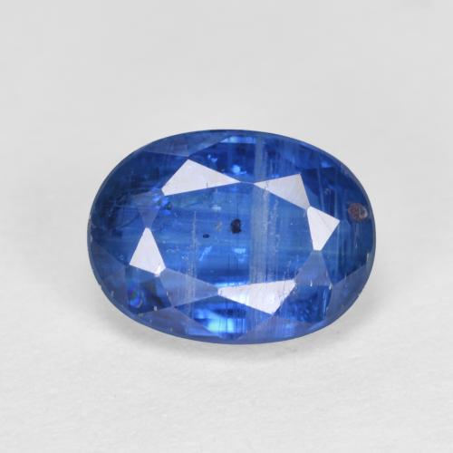 Cyanite bleue naturelle coupe ovale, 1,89 ct, SI