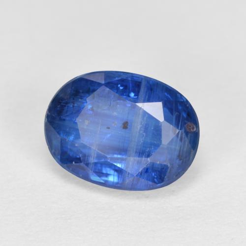 Cyanite bleue naturelle coupe ovale, 1,89 ct, SI