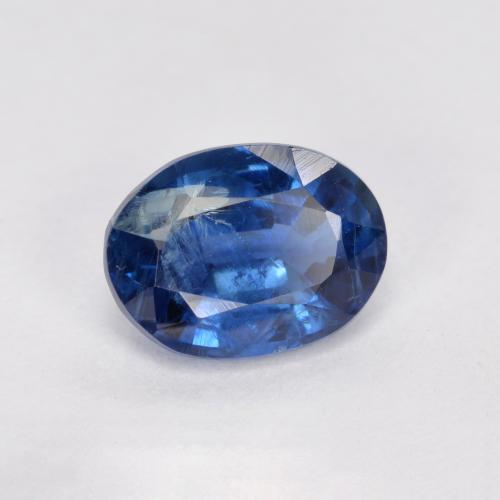 Cyanite bleue naturelle coupe ovale, 1,71 ct, SI