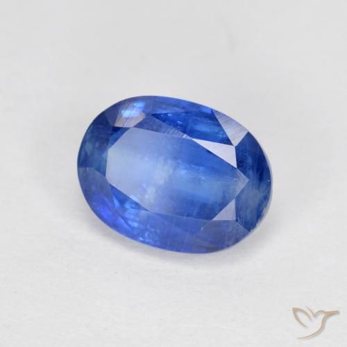 Disthène Bleu moyen naturelle ovale, 1.87 ct, SI