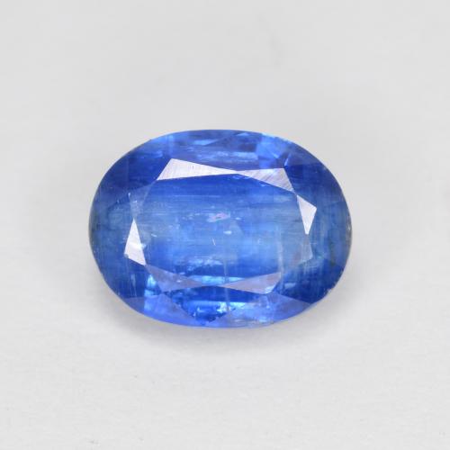 Cyanite bleue naturelle coupe ovale, 2,15 ct, SI