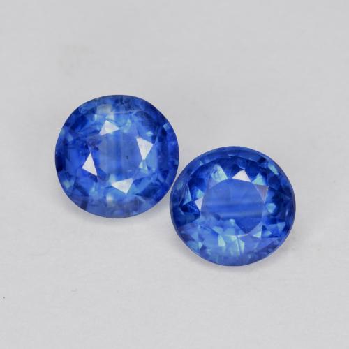 Achetez naturel 1,26ct bleue cyanite gems, coupe roude, en provenance népal chez gemselect. en stock, livraison internationale!