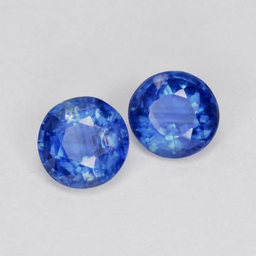Achetez naturel 1,26ct bleue cyanite gems, coupe roude, en provenance népal chez gemselect. en stock, livraison internationale!