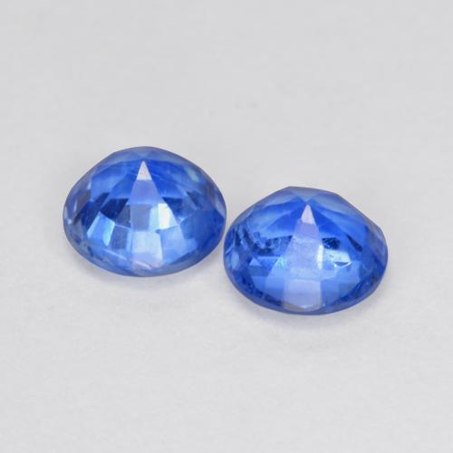 Achetez naturel 1,36ct bleue cyanite gems, coupe roude, en provenance népal chez gemselect. en stock, livraison internationale!