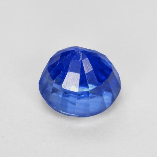 Cyanite bleue naturelle coupe roude, 0,93 ct, VS-SI