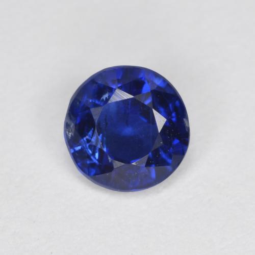 Cyanite bleue naturelle coupe roude, 0,54 ct, VS-SI