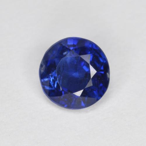 Cyanite bleue naturelle coupe roude, 0,54 ct, VS-SI
