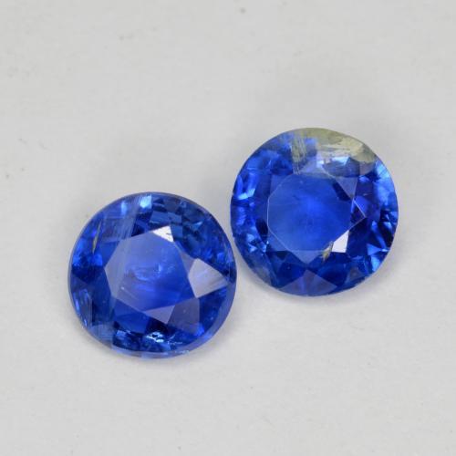 Achetez naturel 0,96ct bleue cyanite gems, coupe roude, en provenance népal chez gemselect. en stock, livraison internationale!