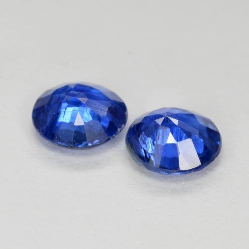 Achetez naturel 0,96ct bleue cyanite gems, coupe roude, en provenance népal chez gemselect. en stock, livraison internationale!