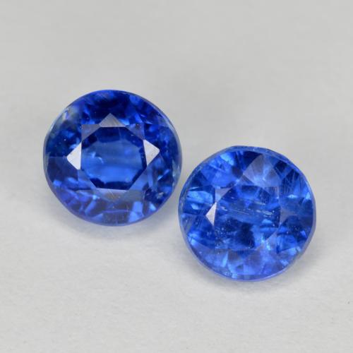 Achetez naturel 1.80ct Bleu azur profond Disthène gems, Coupe roude, En provenance Népal chez GemSelect. En stock, livraison internationale!