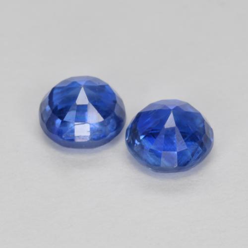 Achetez naturel 0,85ct bleue cyanite gems, coupe roude, en provenance népal chez gemselect. en stock, livraison internationale!