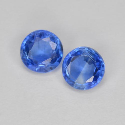 Achetez naturel 0,69ct bleue cyanite gems, coupe roude, en provenance népal chez gemselect. en stock, livraison internationale!